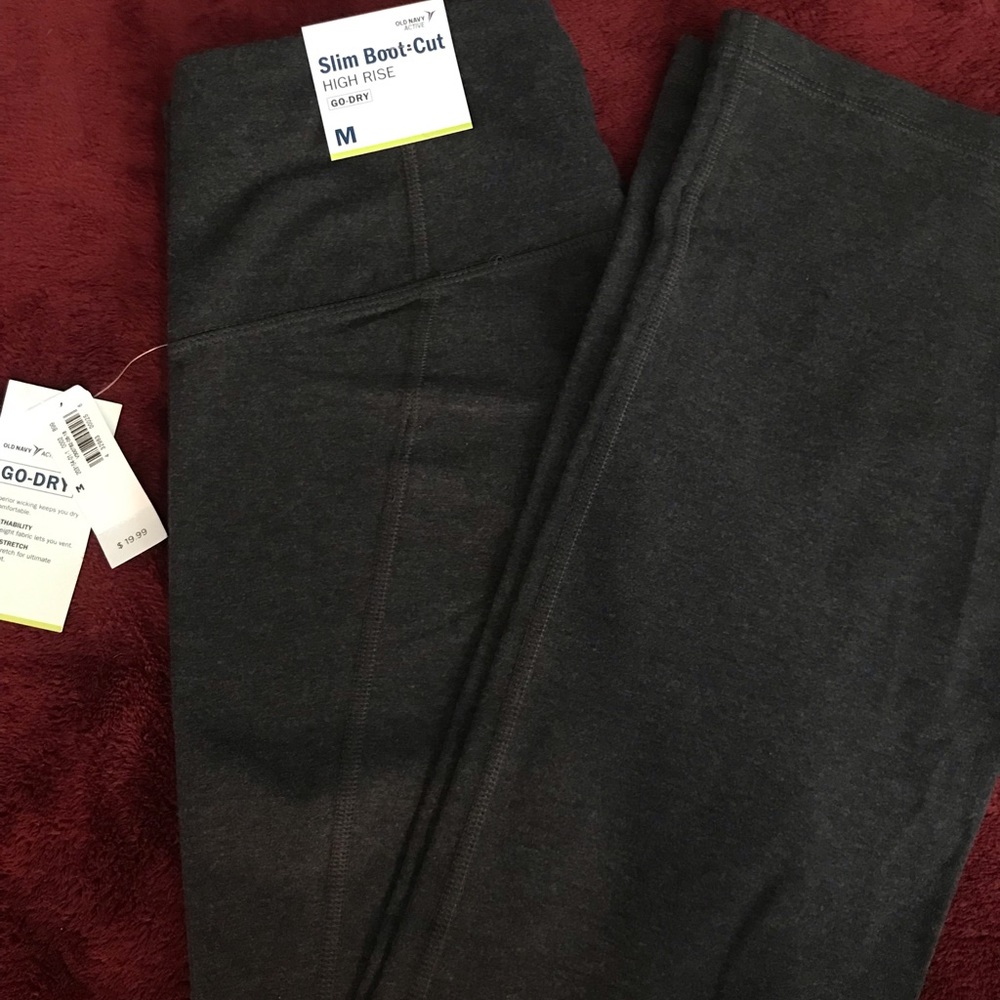 Slim boot-cut high rise Yoga pants